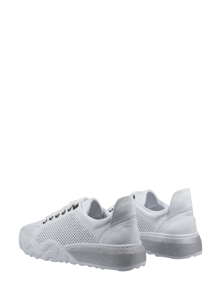 Sharan Genuine Leather Women's Sneakers White