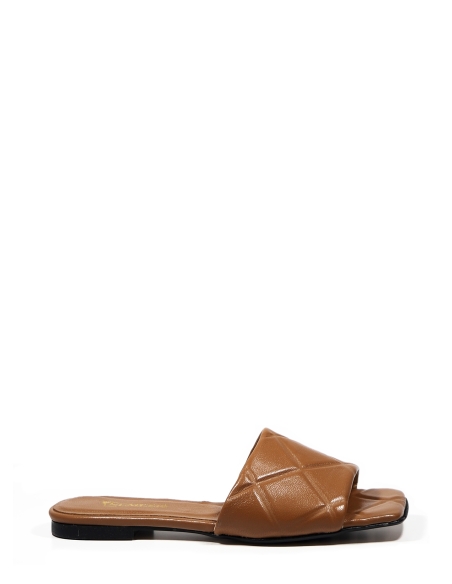 Renee Genuine Leather Women's Slippers Taba