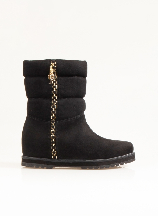 Nemesis Women's Wedge Sole Boots Black
