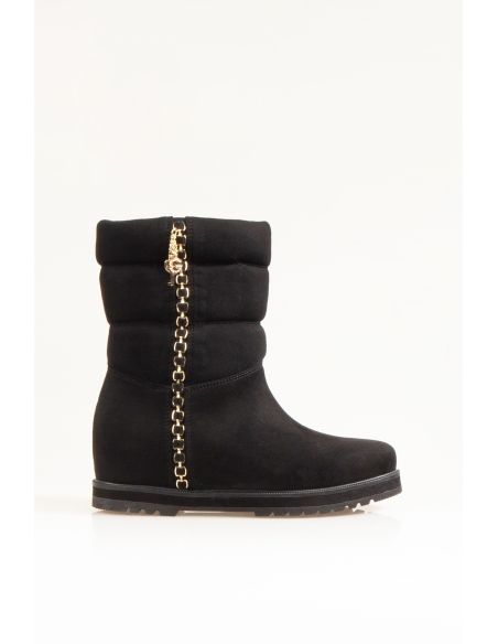 Nemesis Women's Wedge Sole Boots Black