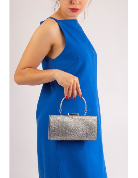 Rita Women's Evening Clutch Bag Nickel Cupra
