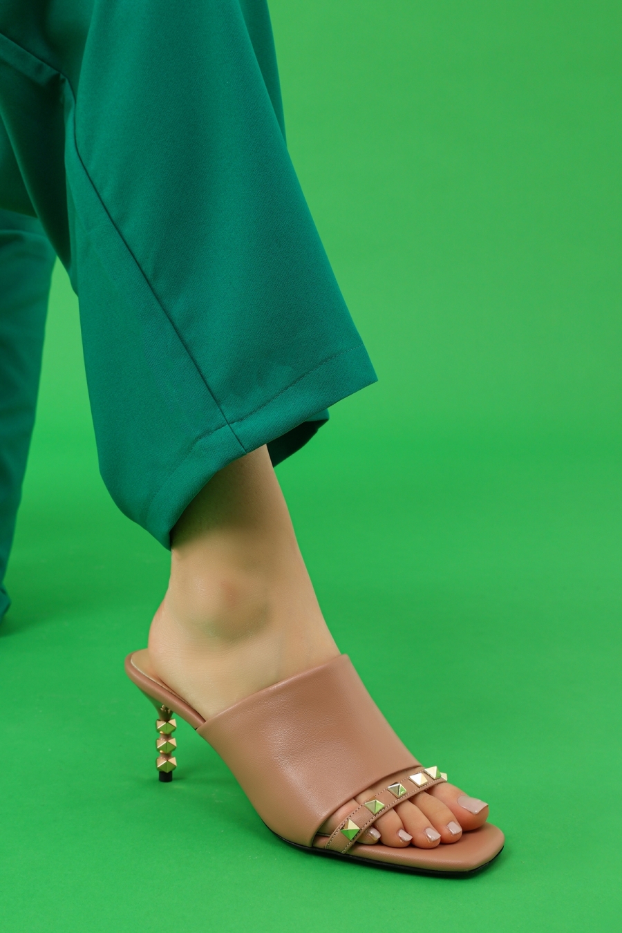 Venice Genuine Leather Women's Heeled...