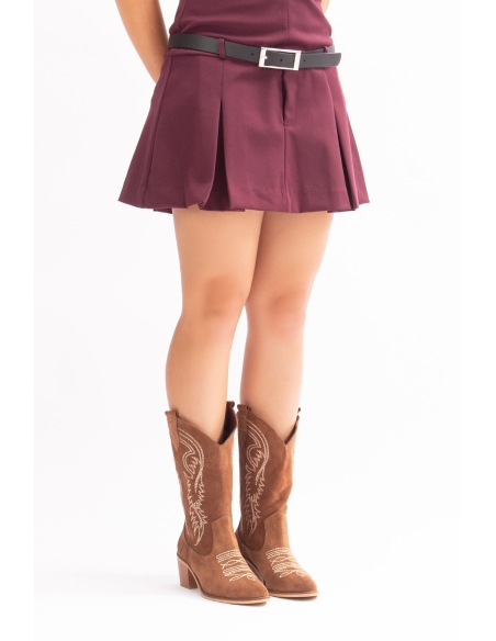 Mariana Genuine Leather Women's Western Boots Brown