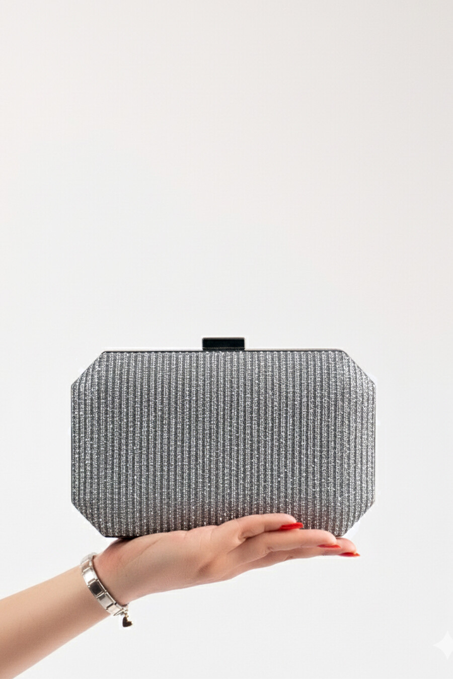 Ruty Women's Evening Clutch Bag Nikel...