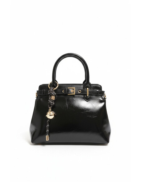 Beliss Women’s Black Hand & Shoulder Bag Zippered