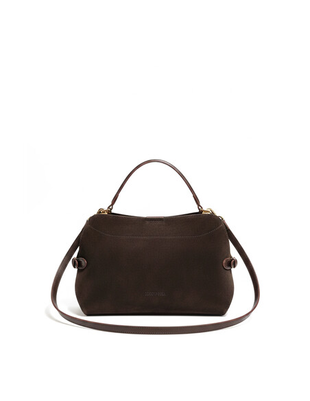 Fraser Women’s Hand and Shoulder Bag Brown Zippered
