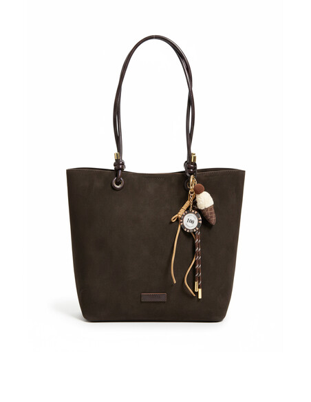 Blair Women’s Shoulder Bag Brown Suede