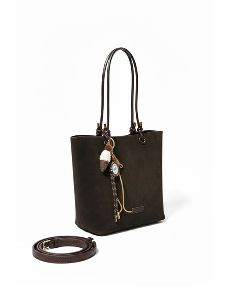 Blair Women’s Shoulder Bag Brown Suede