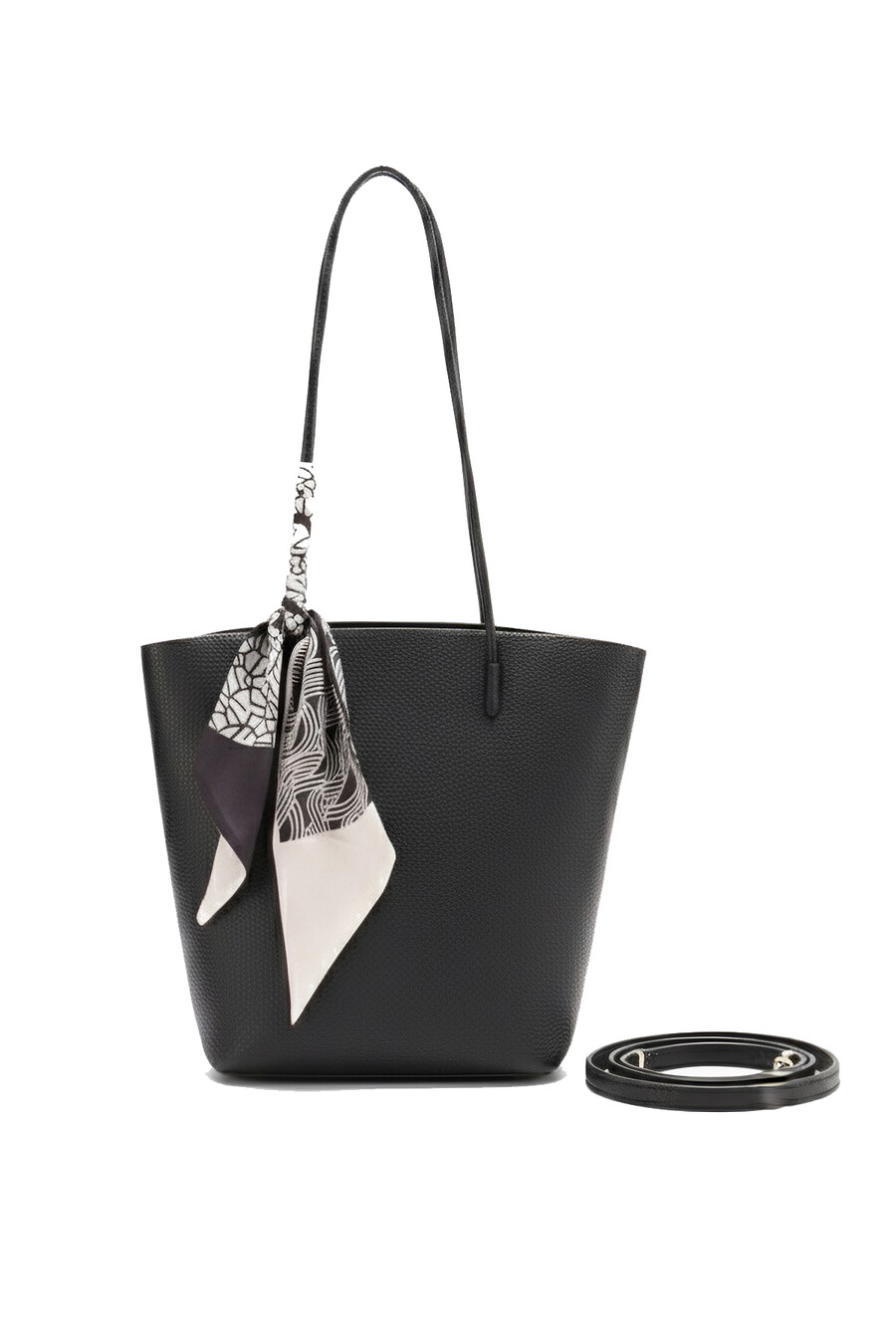 Dorina Women Shoulder Bag Black Scarf...