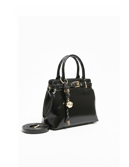 Beliss Women’s Black Hand & Shoulder Bag Zippered