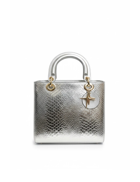 Cerise Women’s Hand & Shoulder Bag Silver