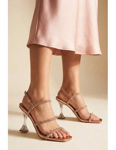 Sihana Women's Heeled Sandals Rose Dore