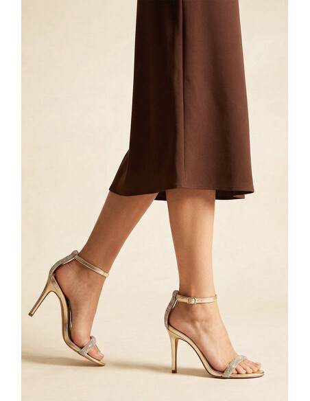 Sofia Women's Heeled Sandals Gold