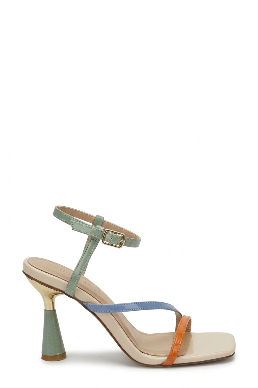 Serahina Beige Multi Heeled Evening...