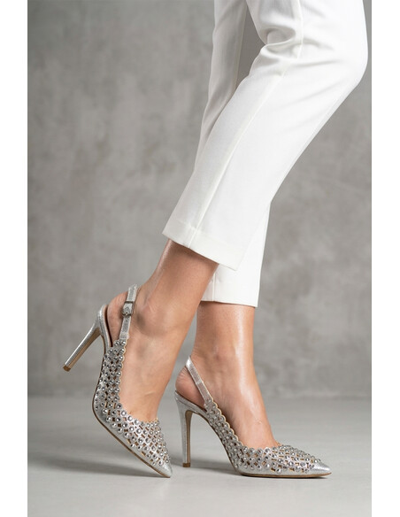 Sakura Women's Heeled Sandals Silver