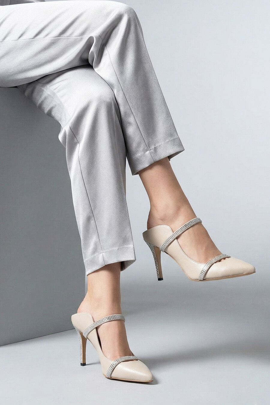 Mari Genuine Leather Women's Heeled...