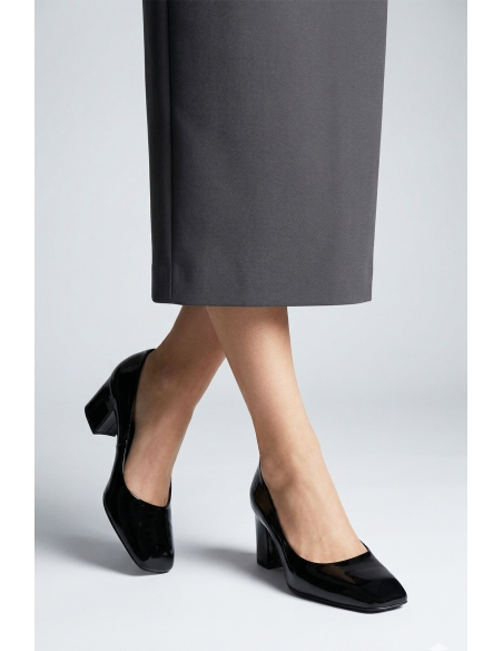 Talia Genuine Leather Women’s Heels Black